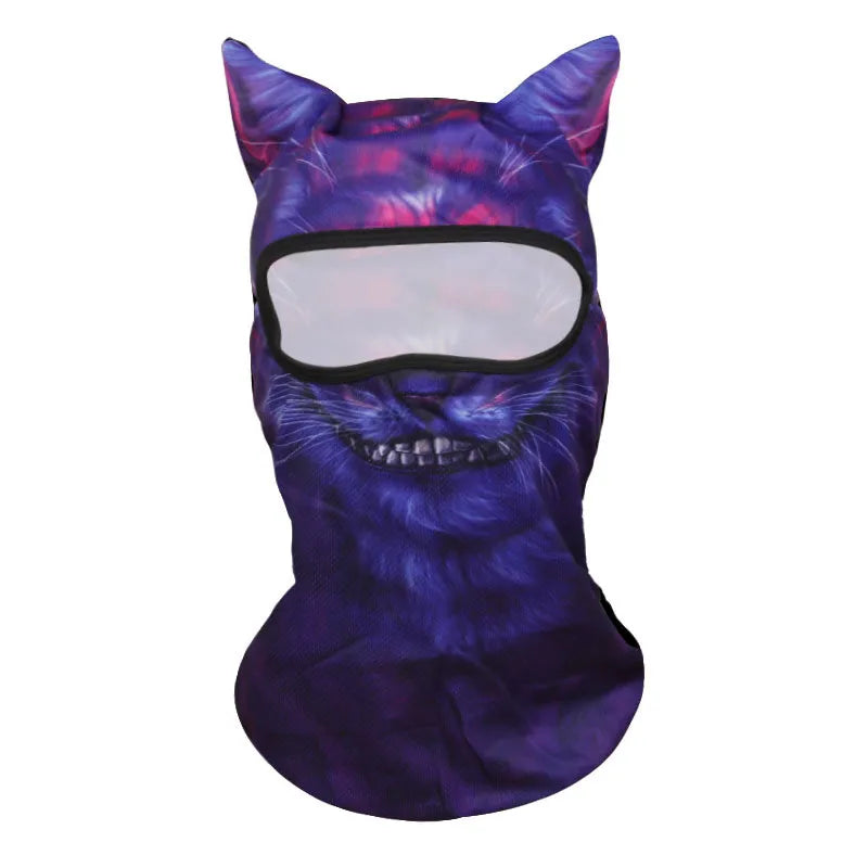 Animal face ski masks