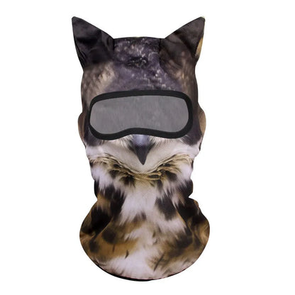 Animal face ski masks