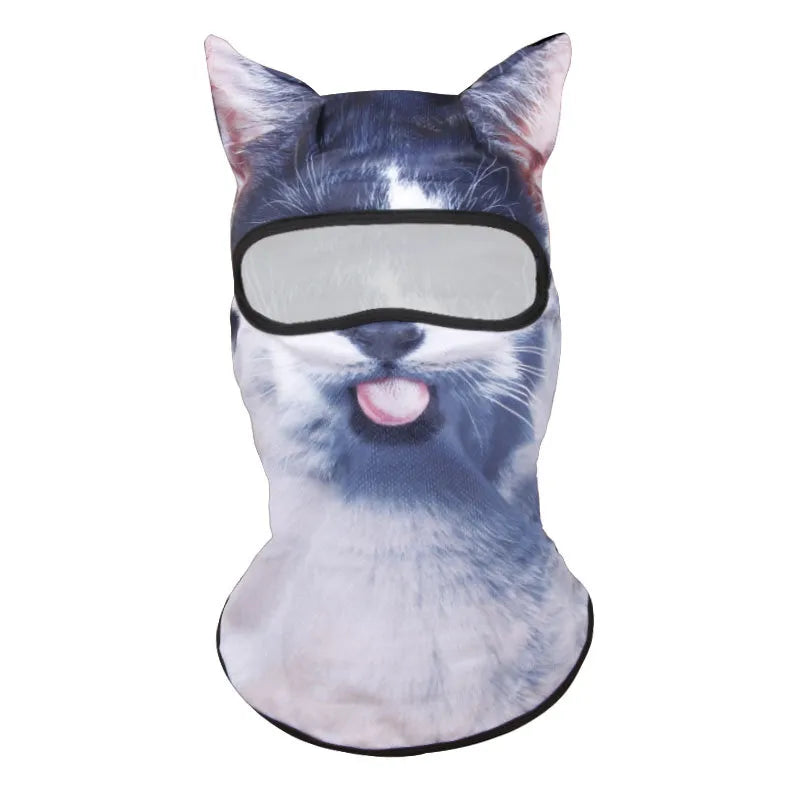 Animal face ski masks
