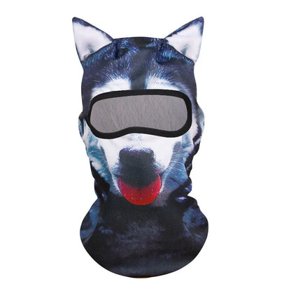 Animal face ski masks
