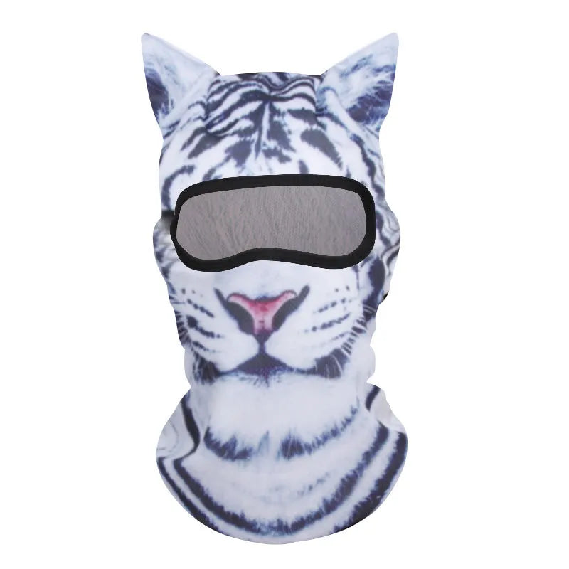 Animal face ski masks