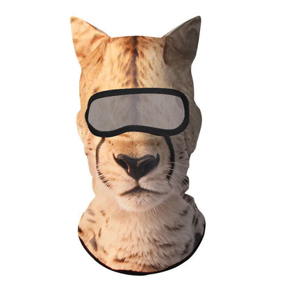 Animal face ski masks