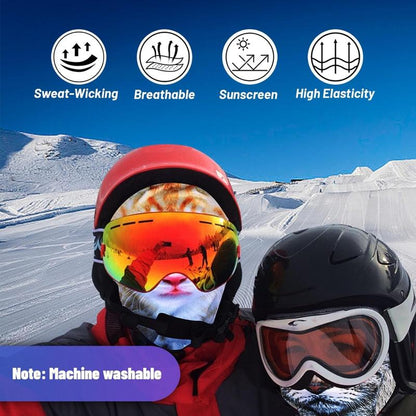 Animal face ski masks