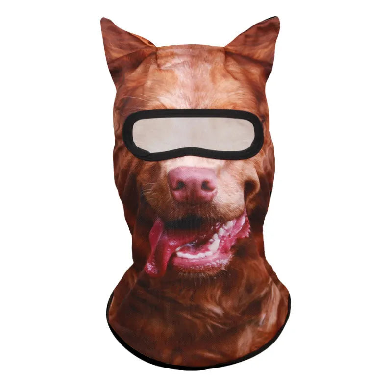 Animal face ski masks