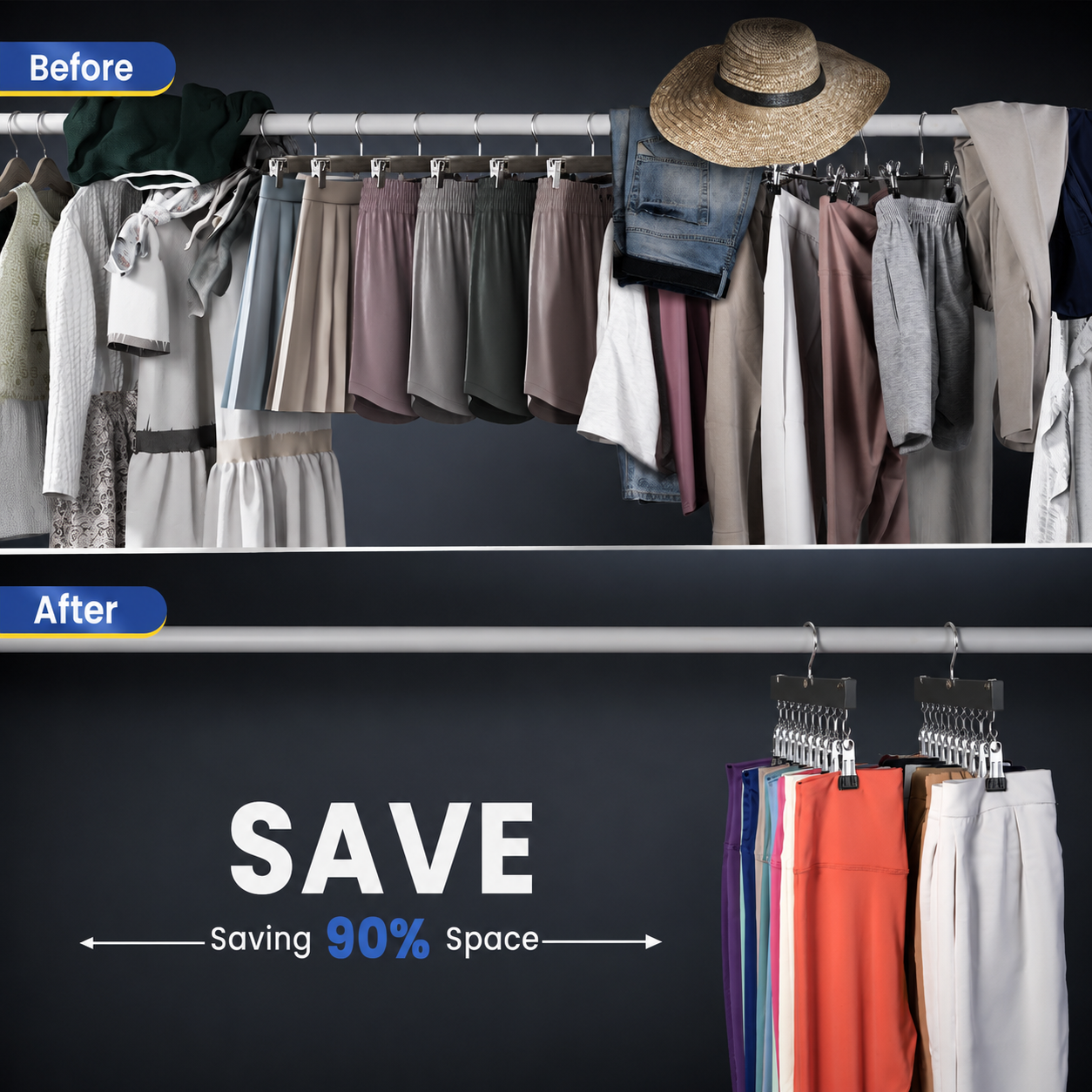 Premium closet organizer