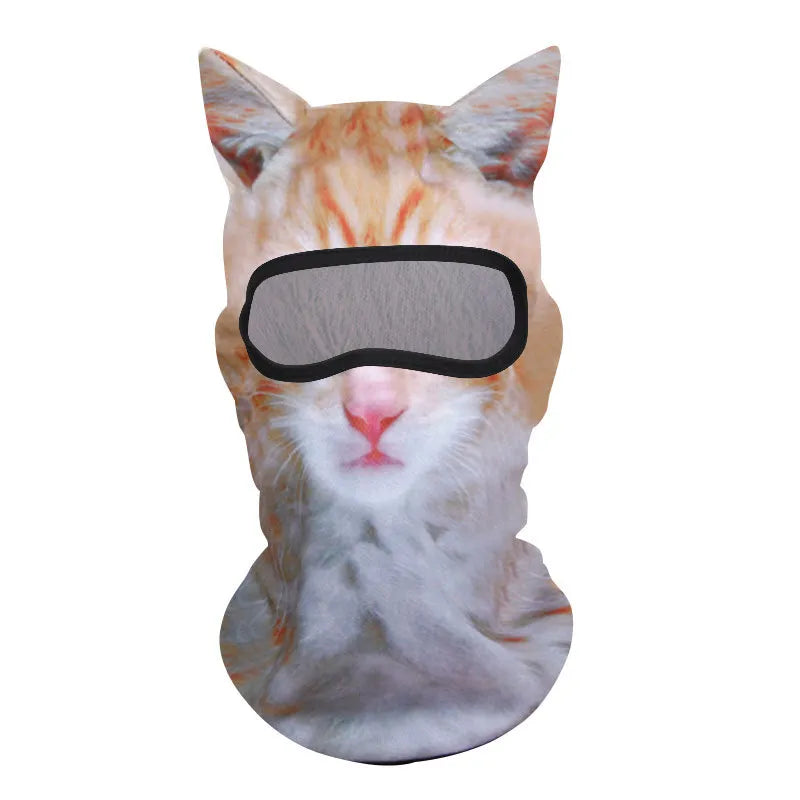 Animal face ski masks